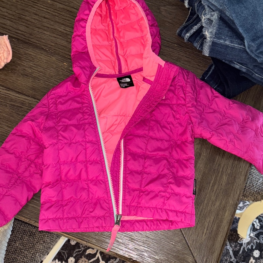 The North Face Fuchsia Quilted Jacket